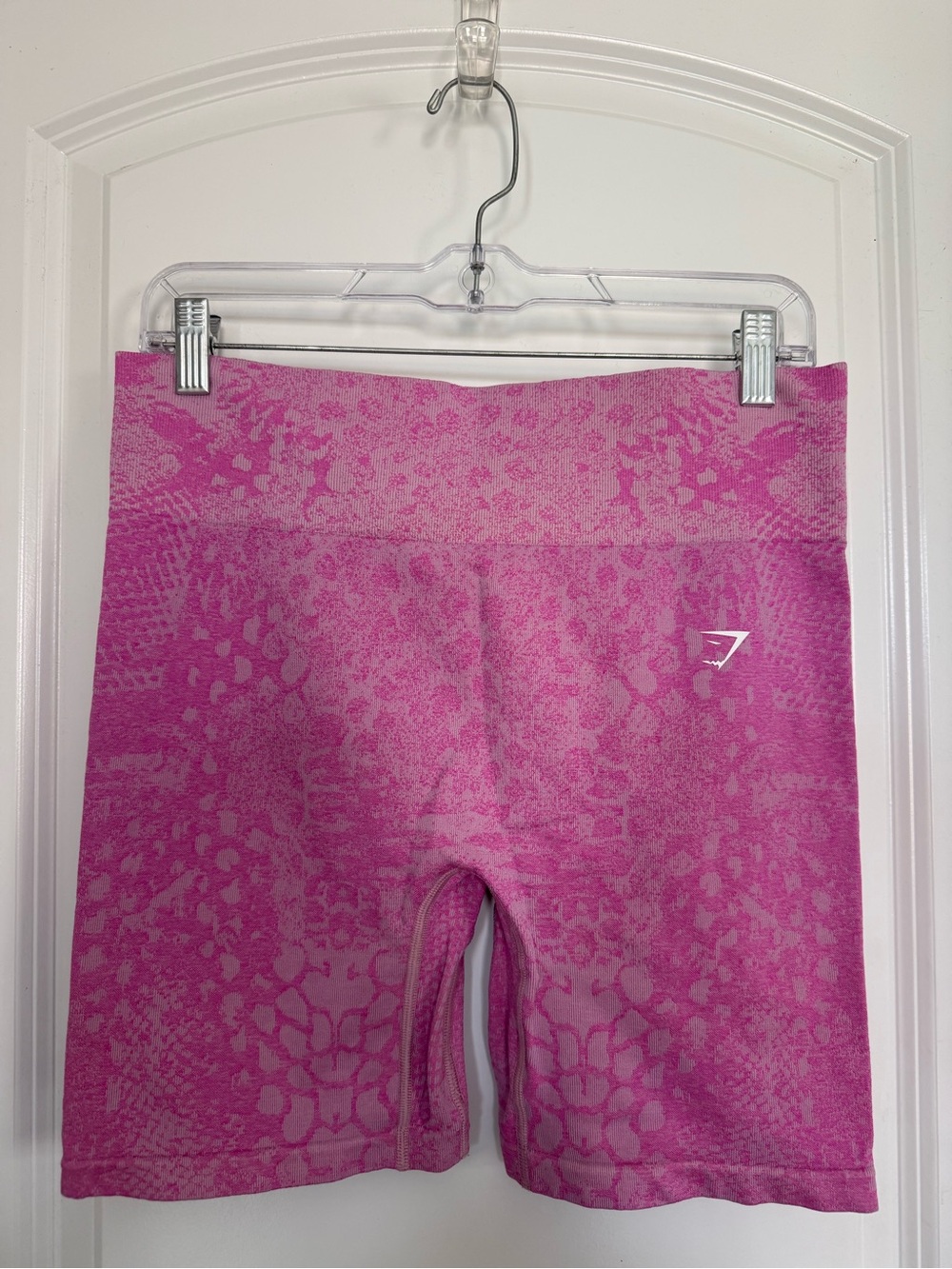 Gymshark Hot Pink Seamless High-Waist Bike Shorts